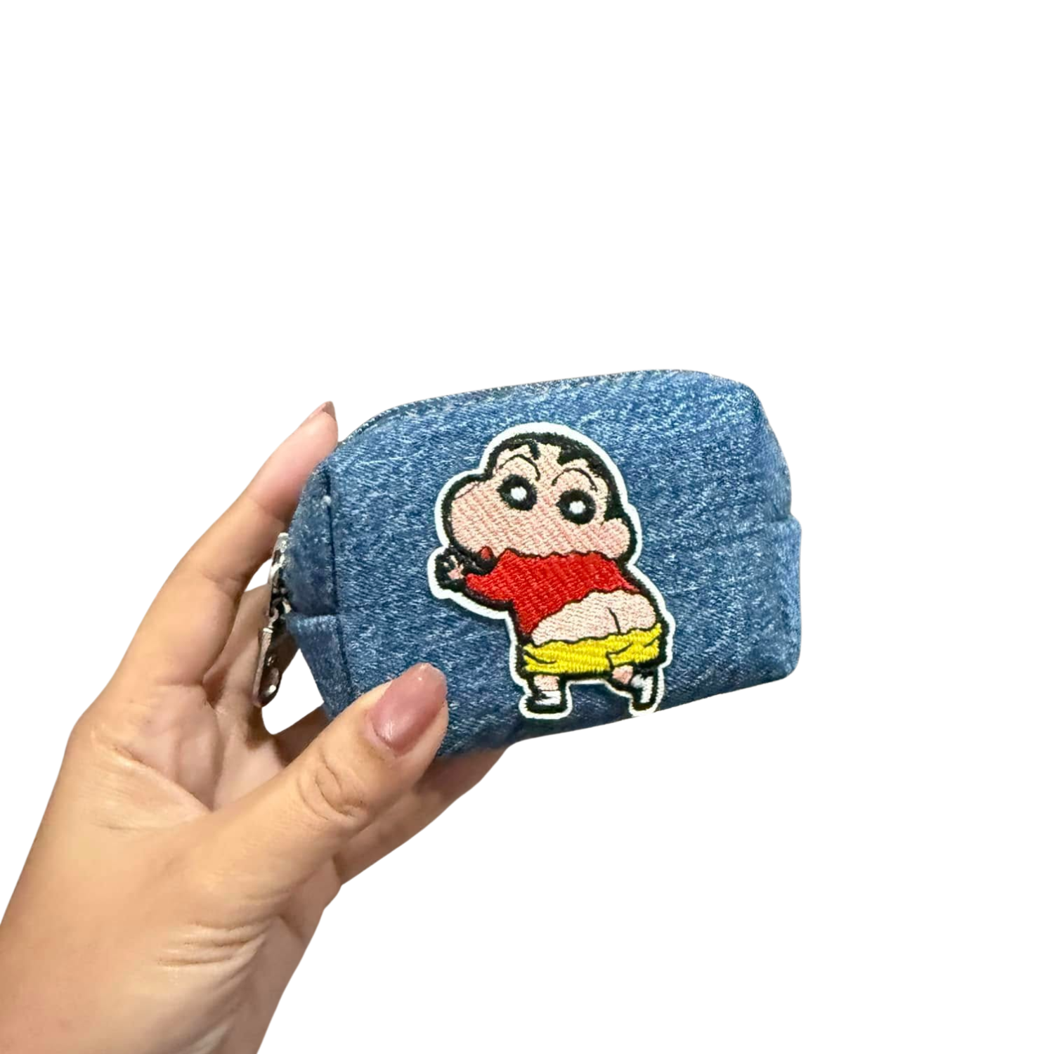 Handmade Upcycled Denim Mini Box Wallet 2