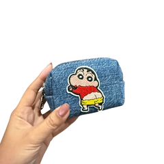 Handmade Upcycled Denim Mini Box Wallet 2