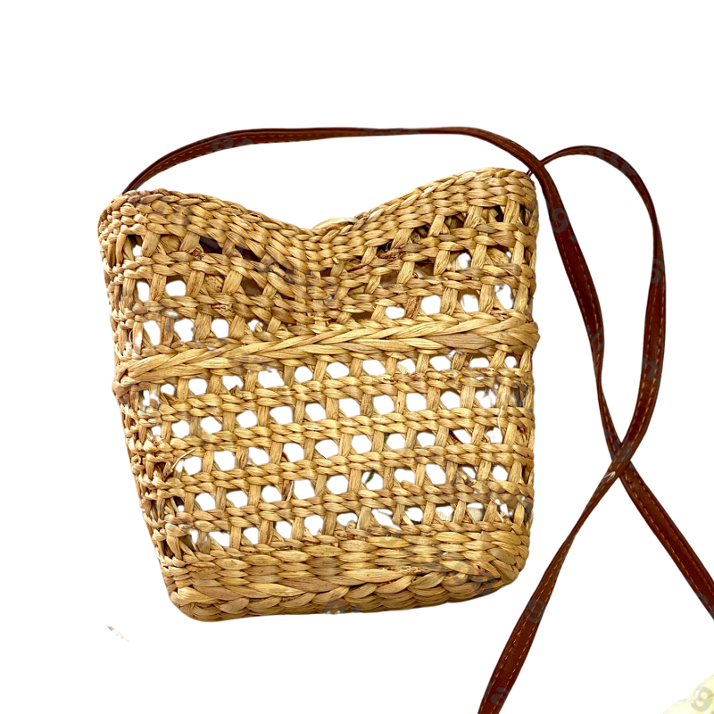 Mini Water Hyacinth Crossbody Bag