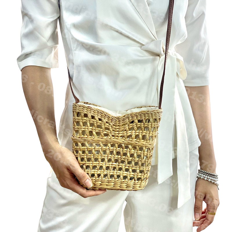 Mini Water Hyacinth Crossbody Bag