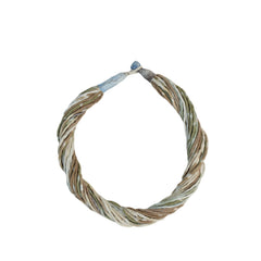 Multi Strand Necklace Mulberry Silk Handcrafted