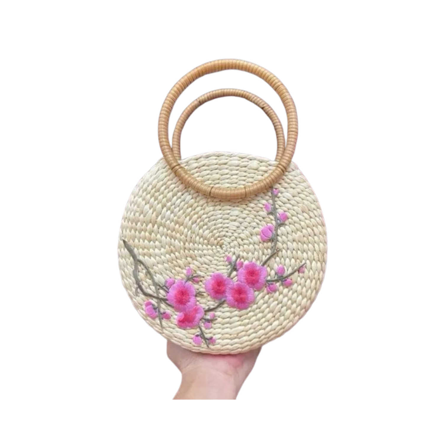 NIKA Water Hyacinth Beach Bag