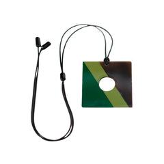 Natural Lacquer Buffalo Horn Pendant