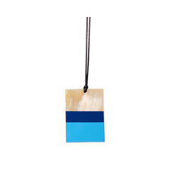 Natural Lacquer Buffalo Horn Pendant