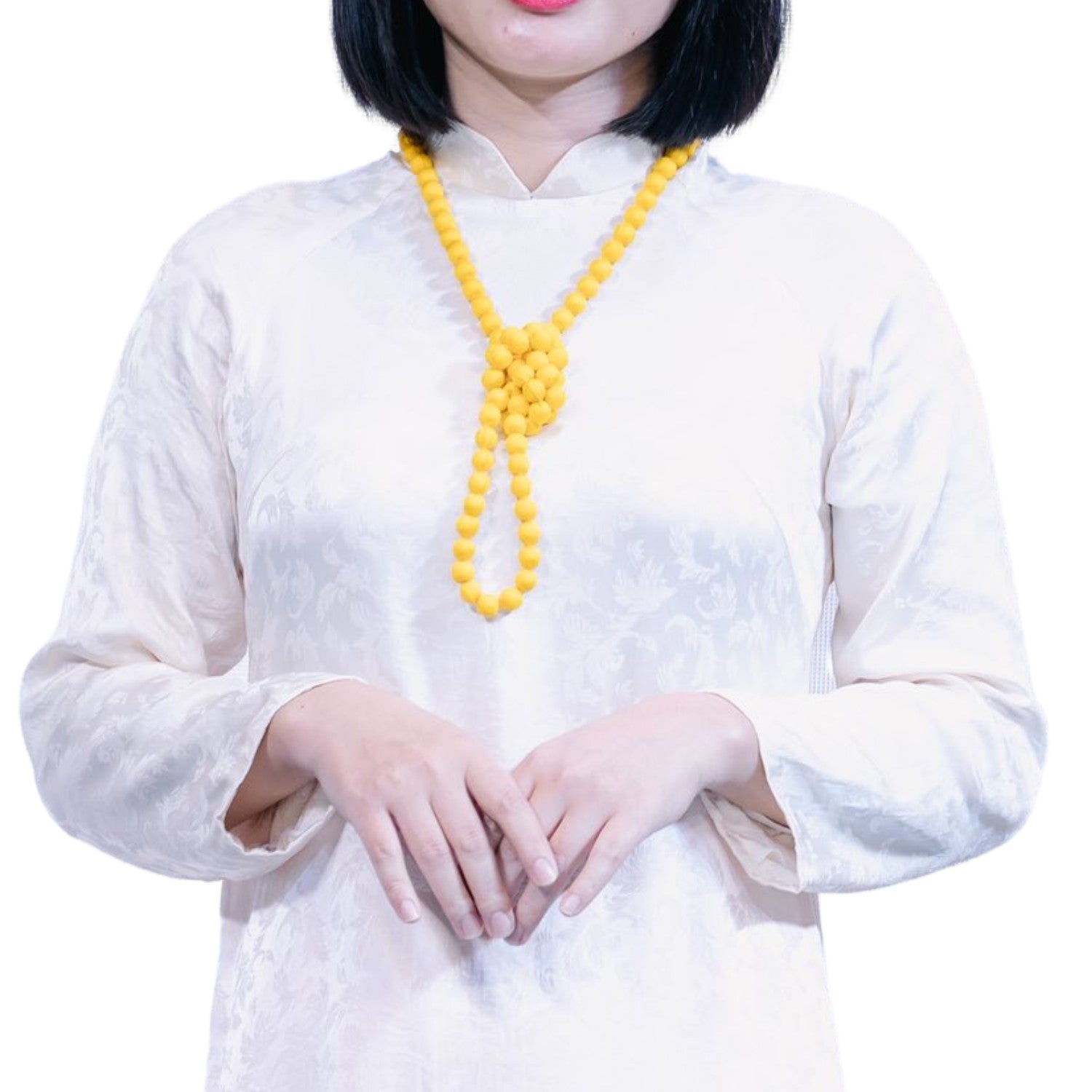 Necklace Mulberry Silk Handcrafted