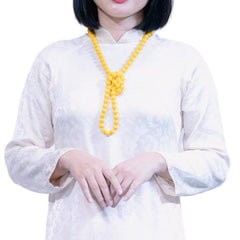 Necklace Mulberry Silk Handcrafted