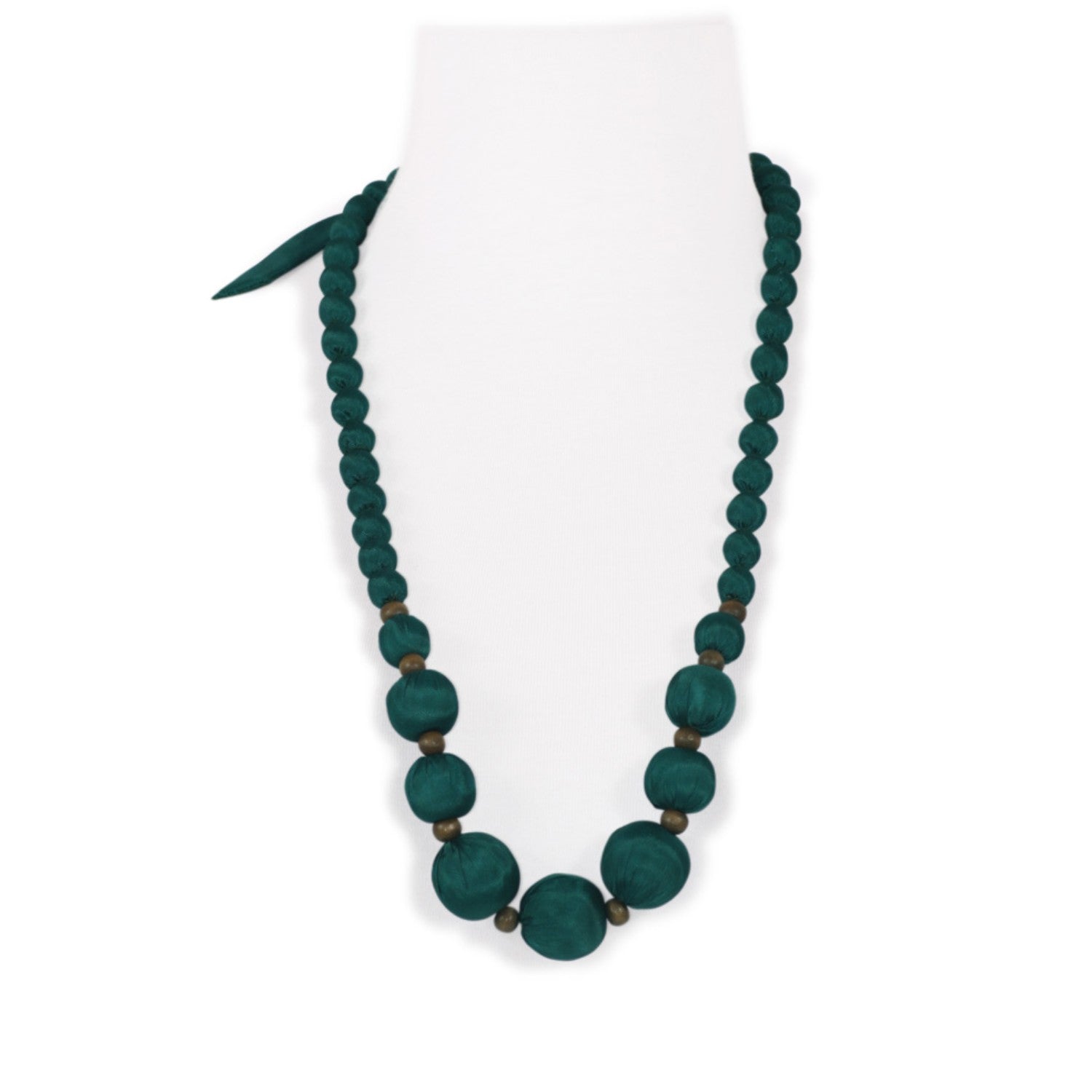 Necklace Mulberry Silk Handcrafted 2