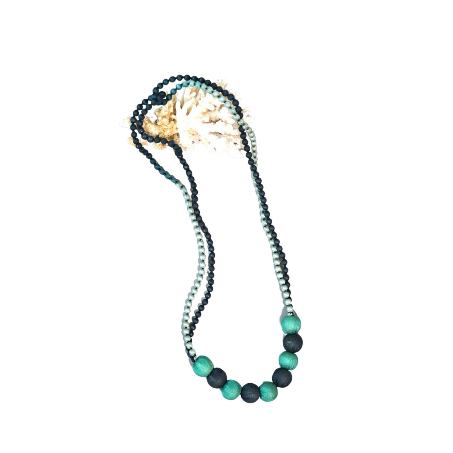 Necklace Mulberry Silk Handcrafted 5