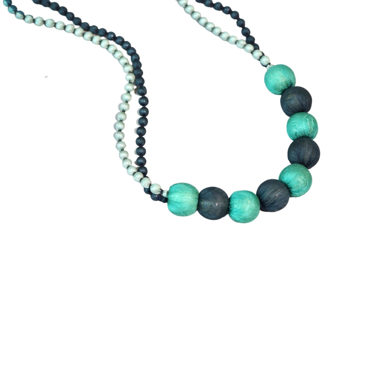 Necklace Mulberry Silk Handcrafted 5