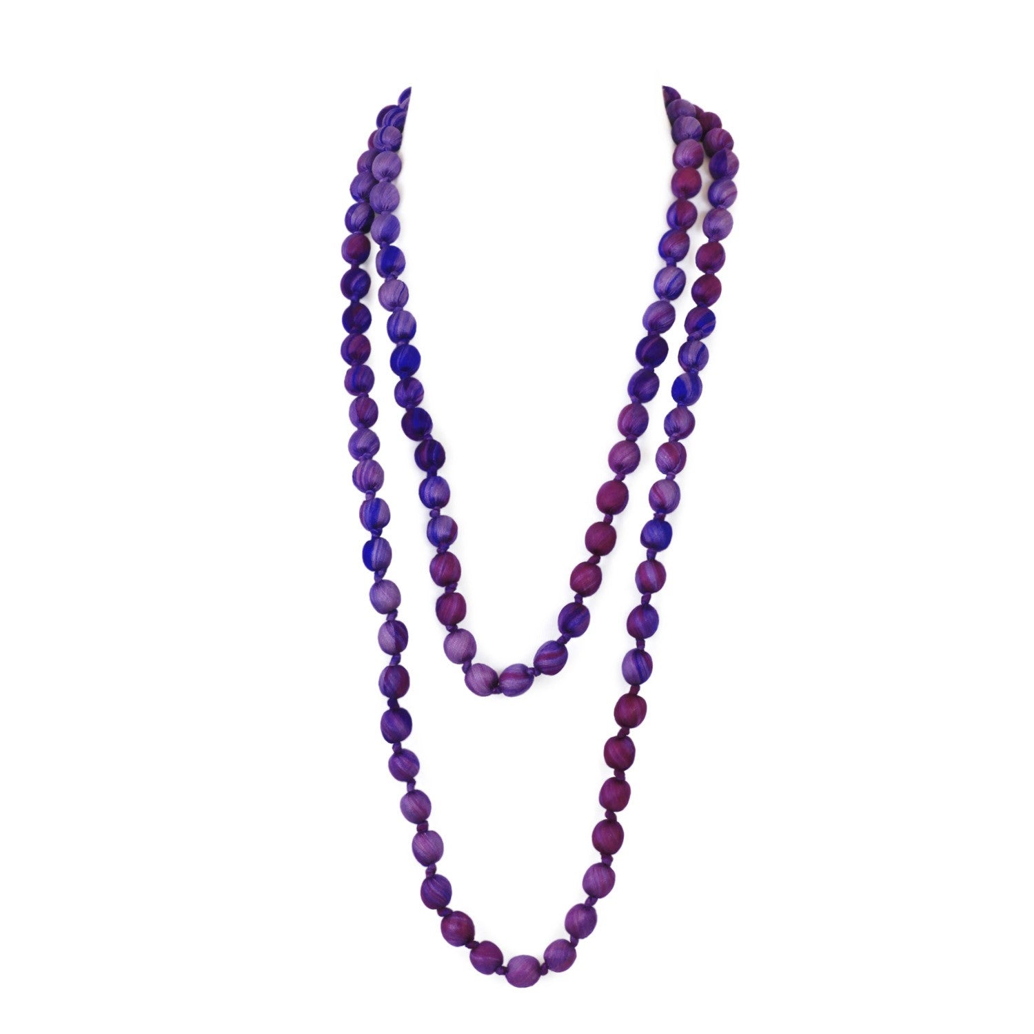 Necklace Mulberry Silk Handcrafted 5