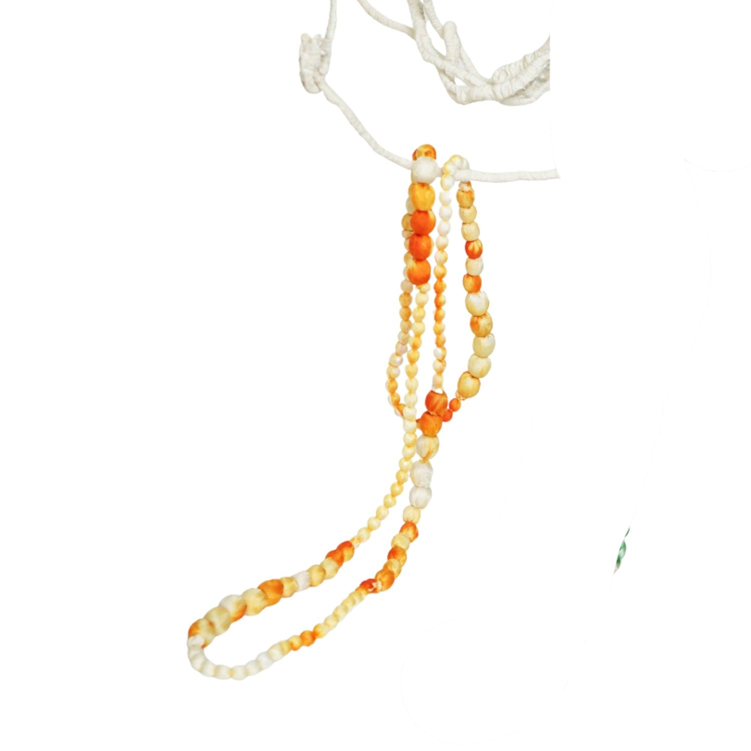 Necklace Mulberry Silk Handcrafted 3