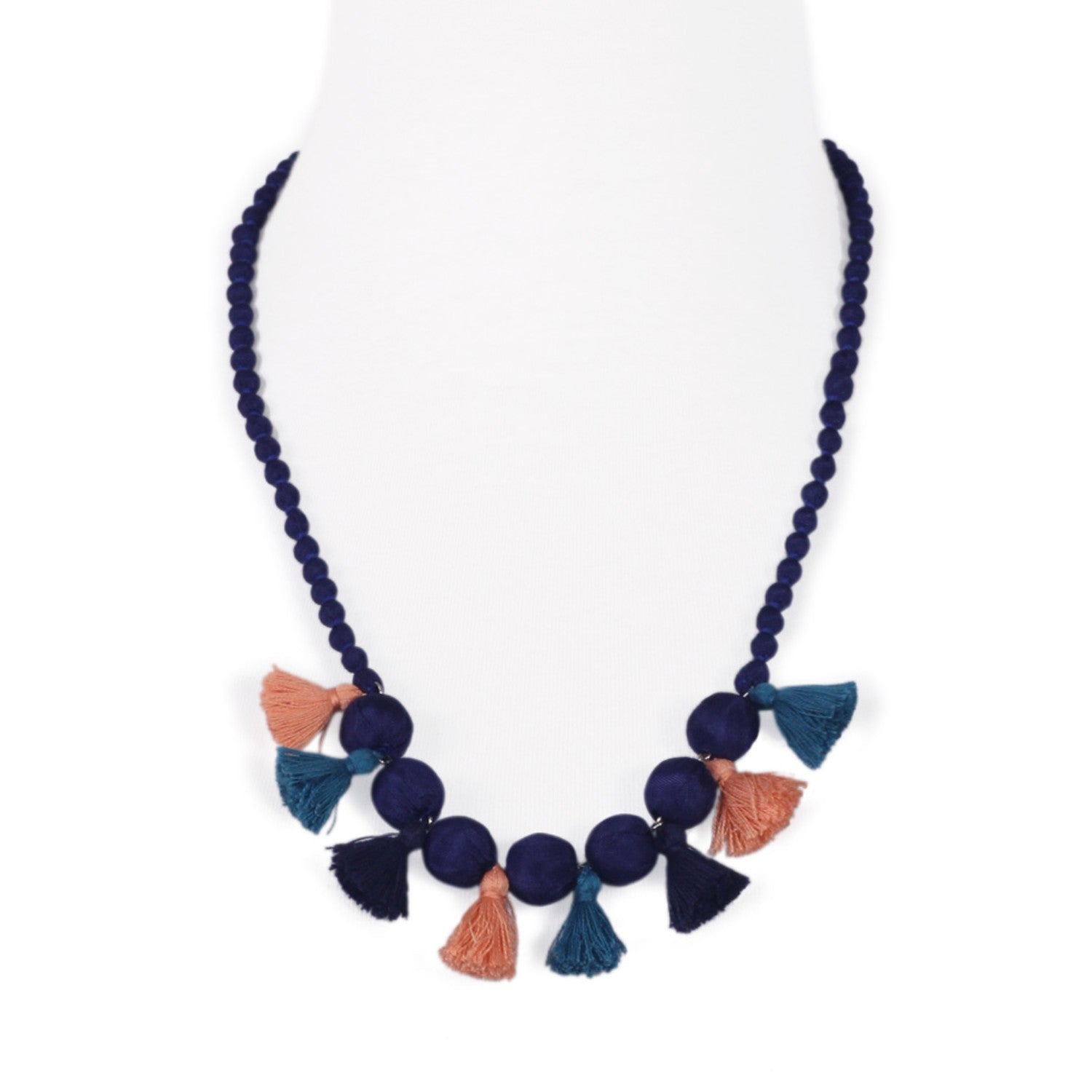 Necklace Mulberry Silk Handcrafted 3