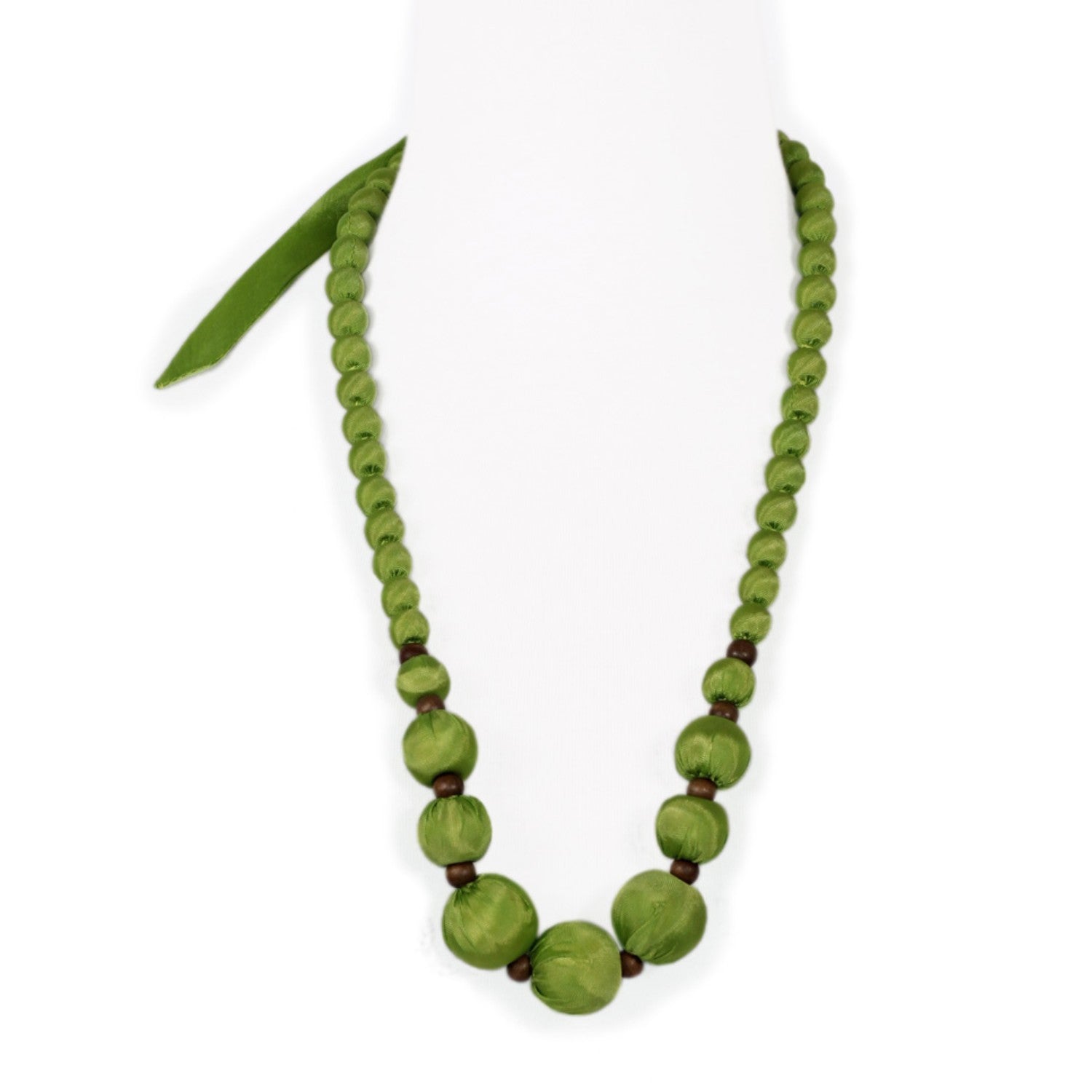 Necklace Mulberry Silk Handcrafted 2