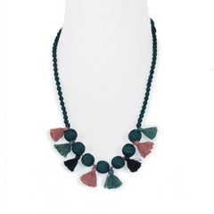 Necklace Mulberry Silk Handcrafted 3