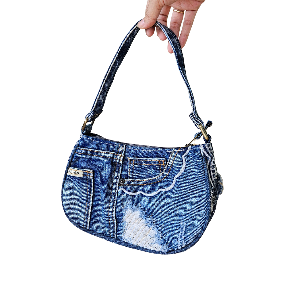 Handmade Upcycled Denim Orla Bag