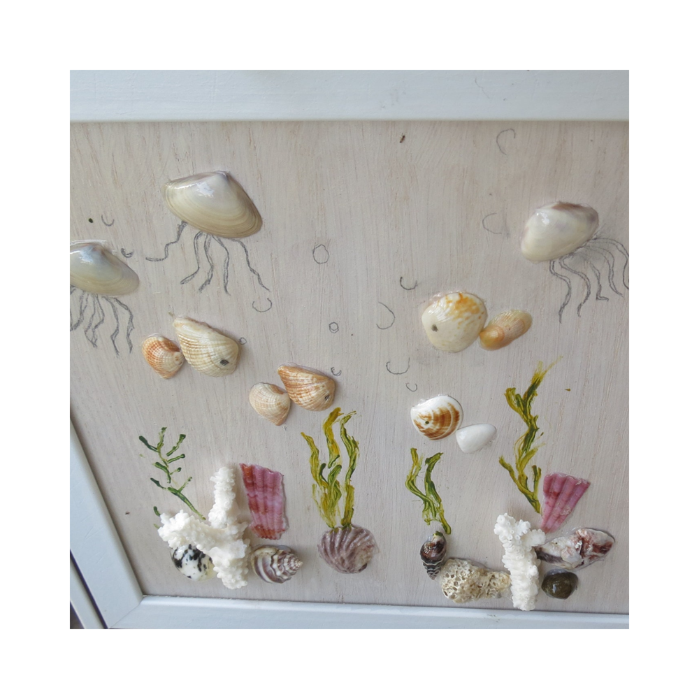 Ocean Paintings From Seashells