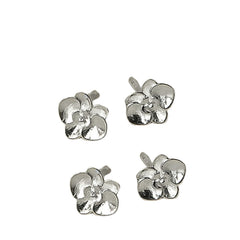 Orchid-shaped Earrings For Women Handcrafted 925 Sterling Silver
