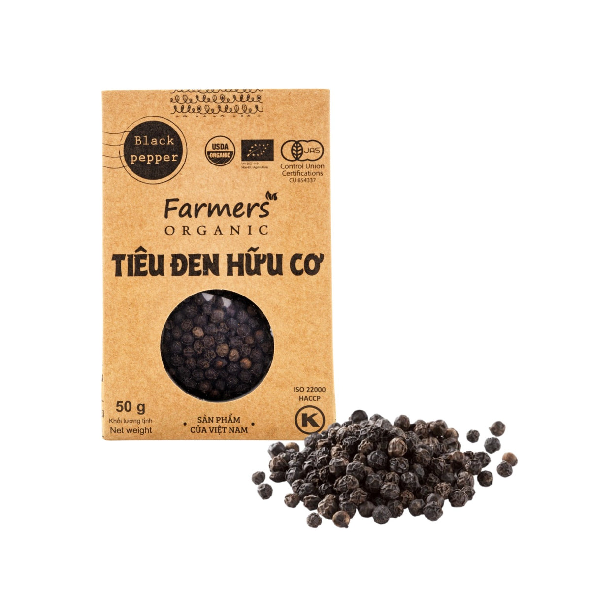 Organic Black Peppercorns