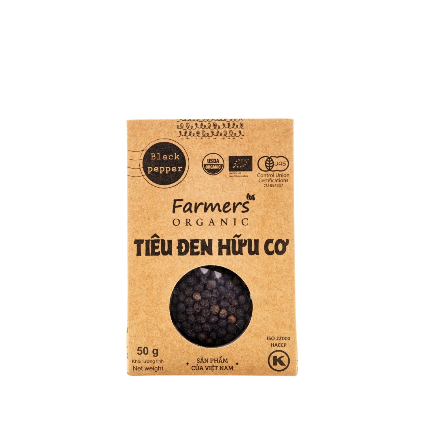 Organic Black Peppercorns
