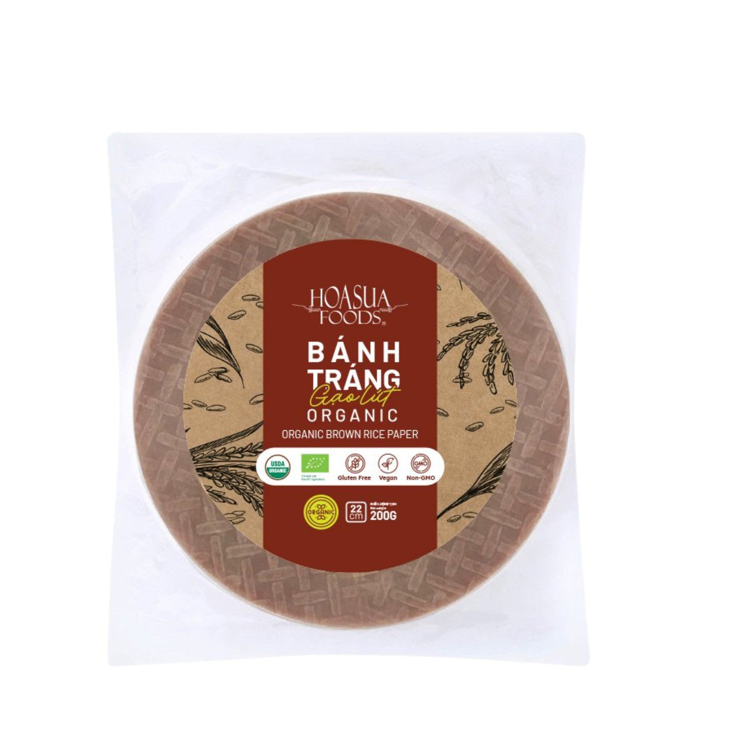 Organic Brown Rice Paper Wrappers