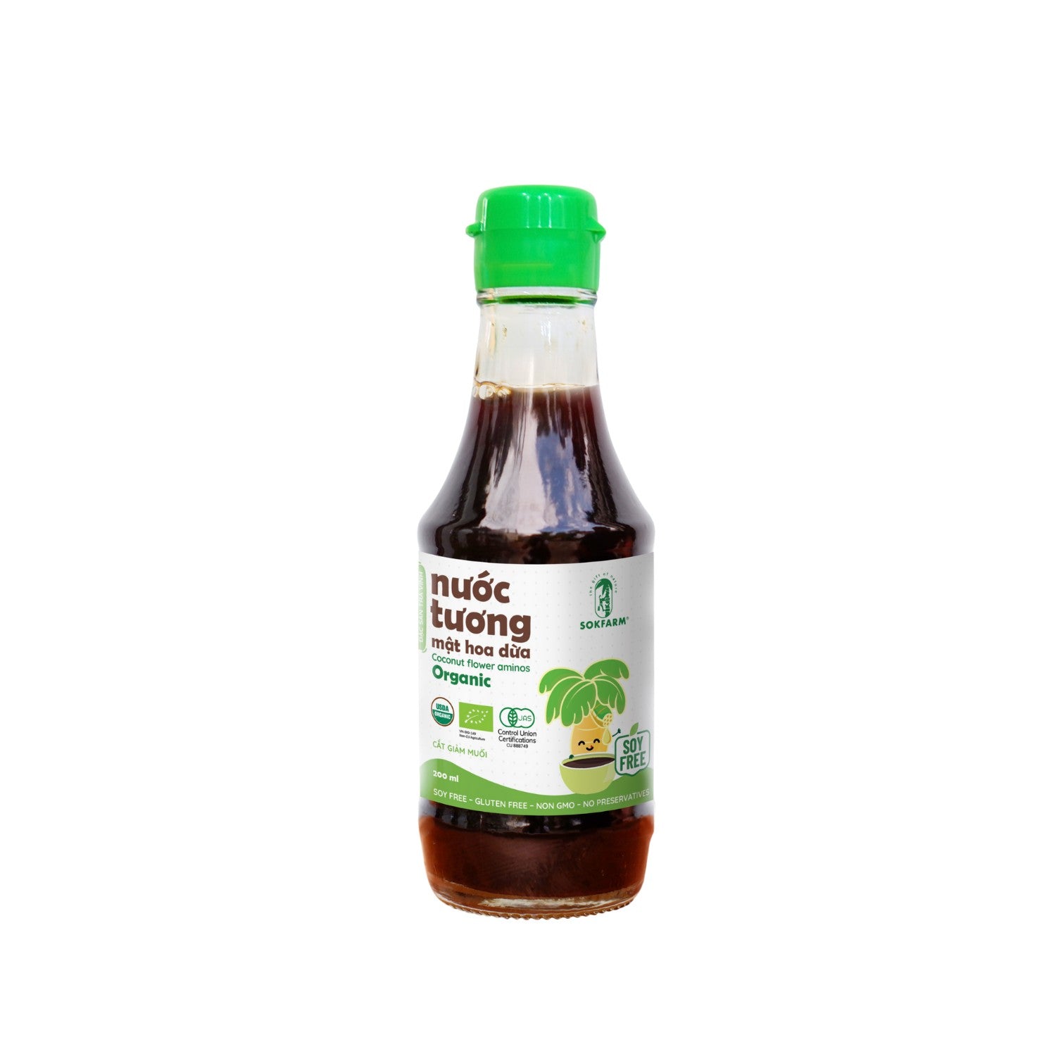 Organic Coconut Blossom Nectar Soy Sauce for Children