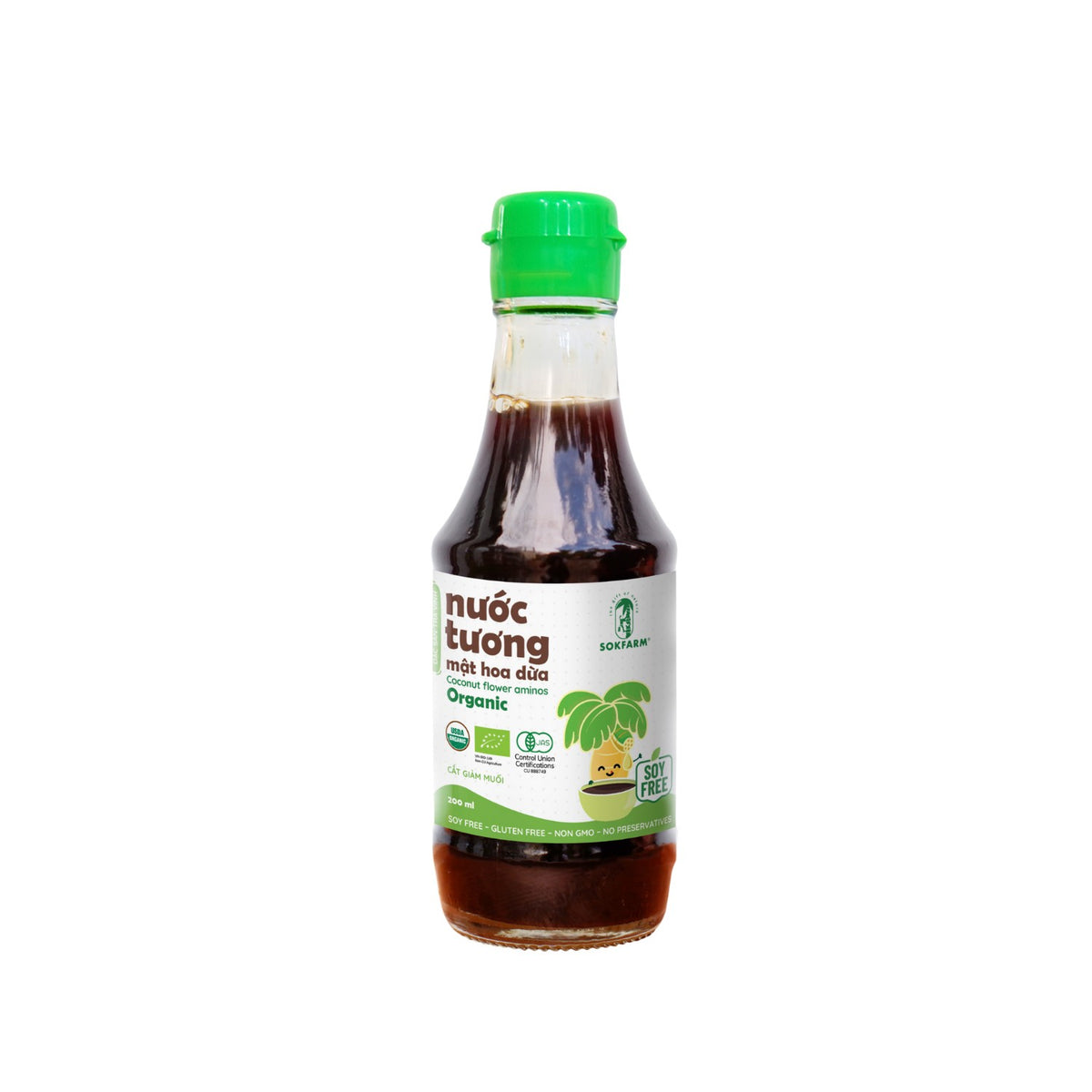Organic Coconut Blossom Nectar Soy Sauce for Children