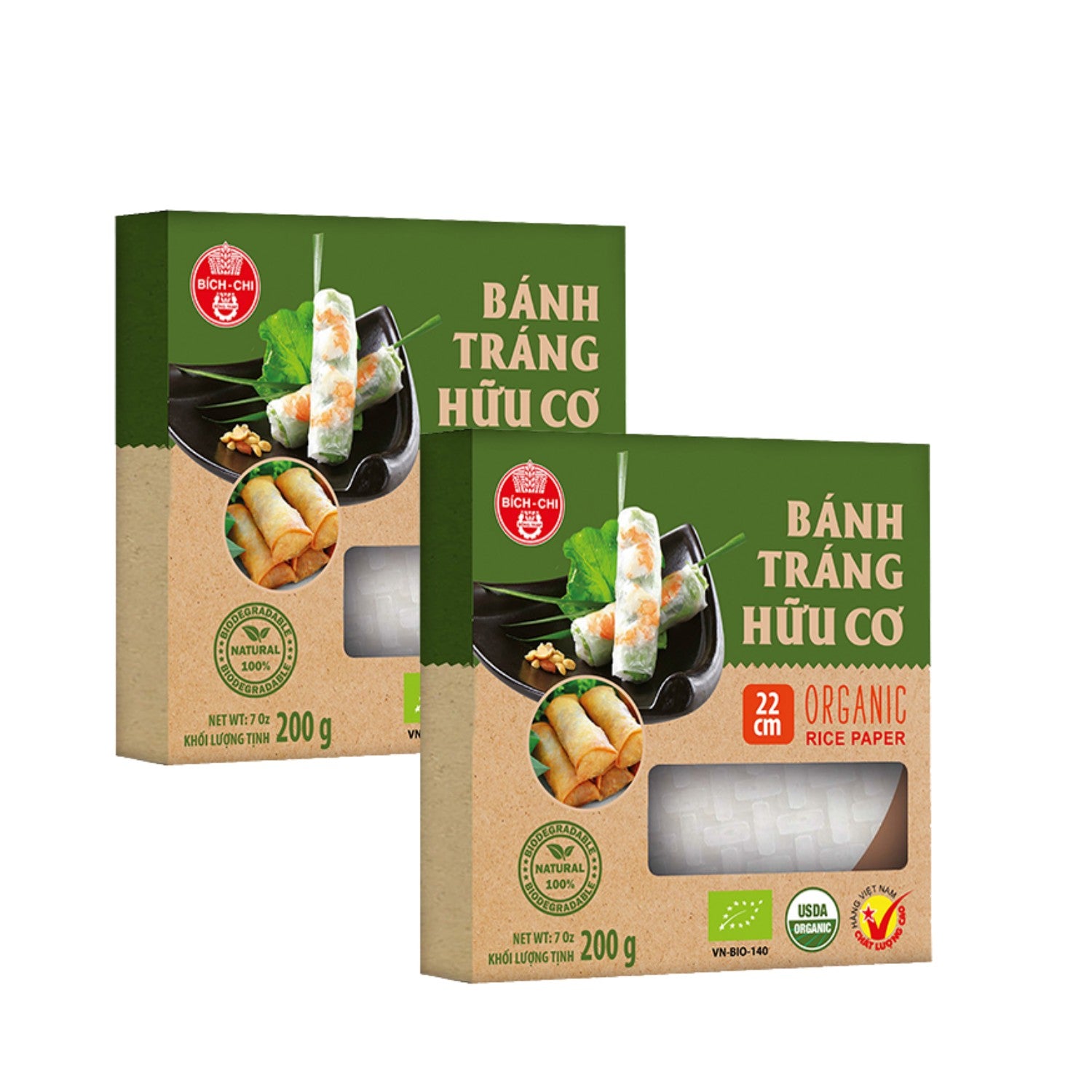 Organic Rice Paper Wrappers