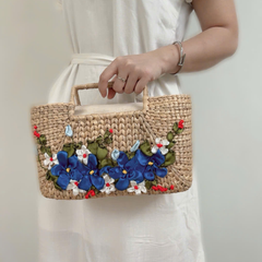 Oval Water Hyacinth Bag 2