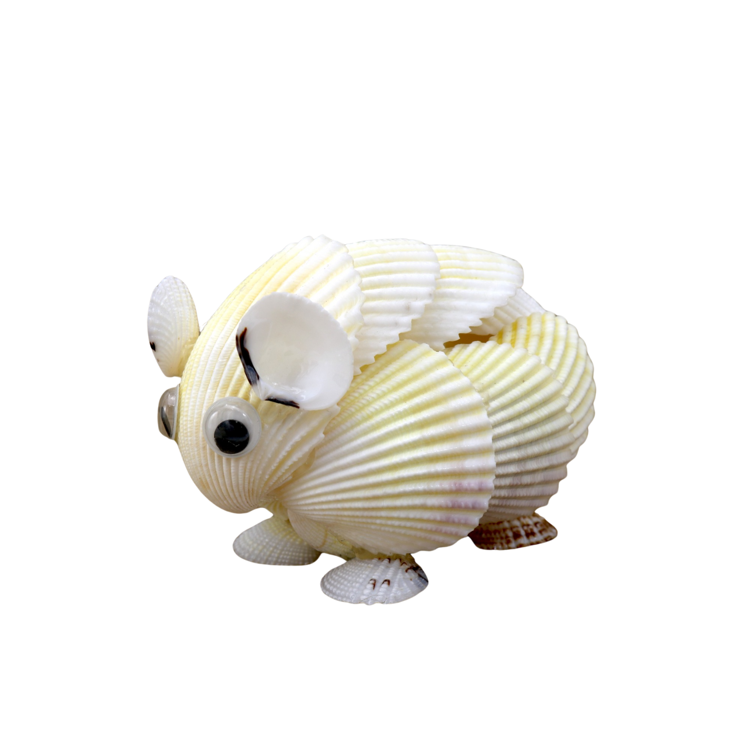 Pair Of Hamsters Made From Seashells