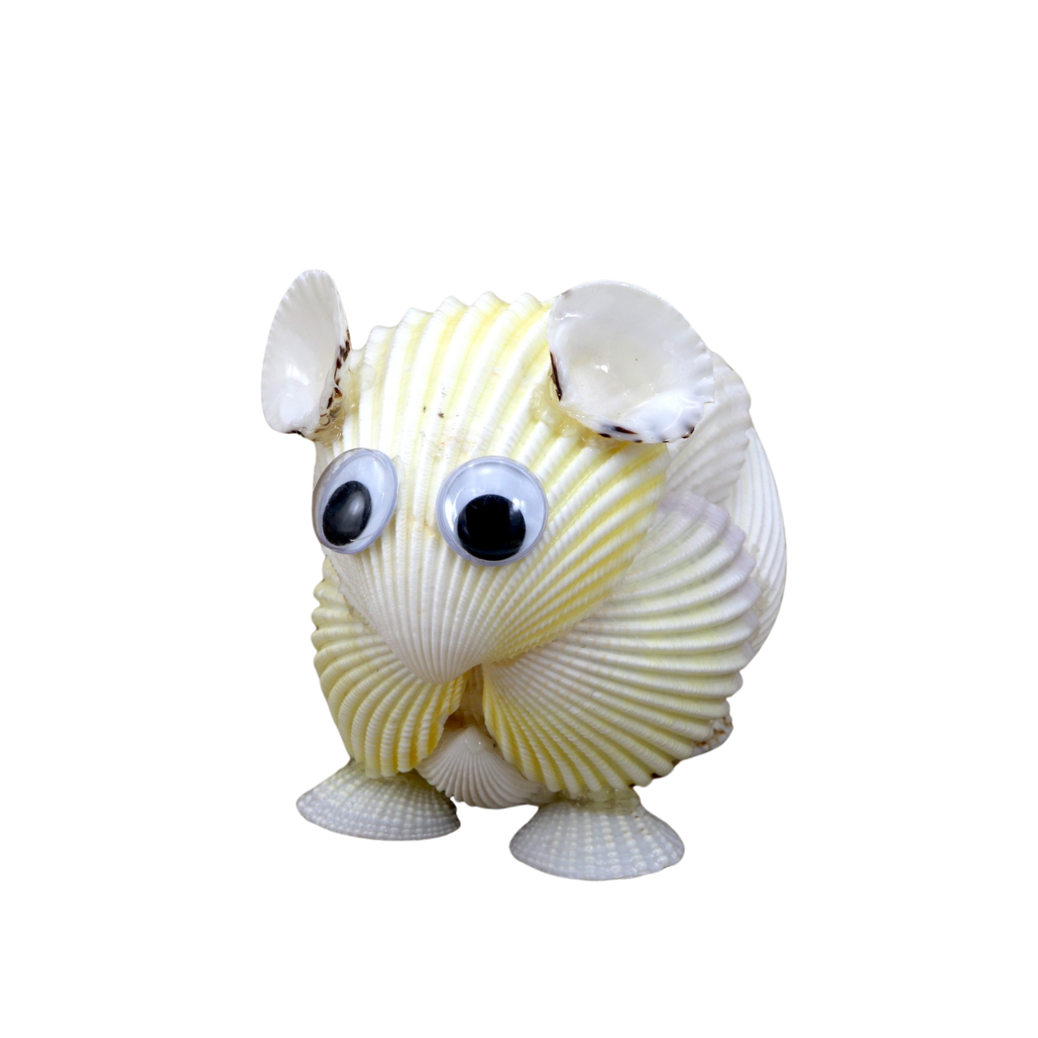 Pair Of Hamsters Made From Seashells