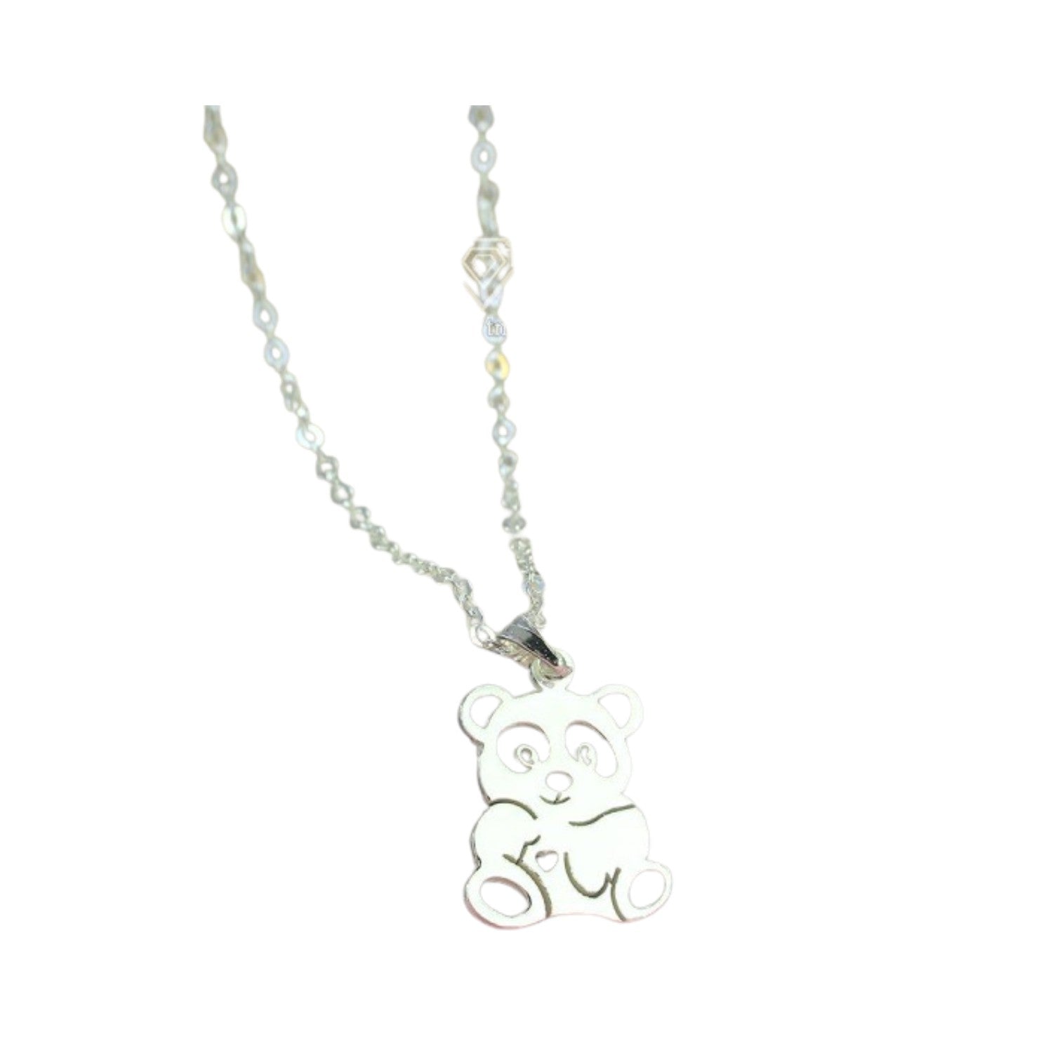 Panda Pendant Necklace Handcrafted 925 Sterling Silver