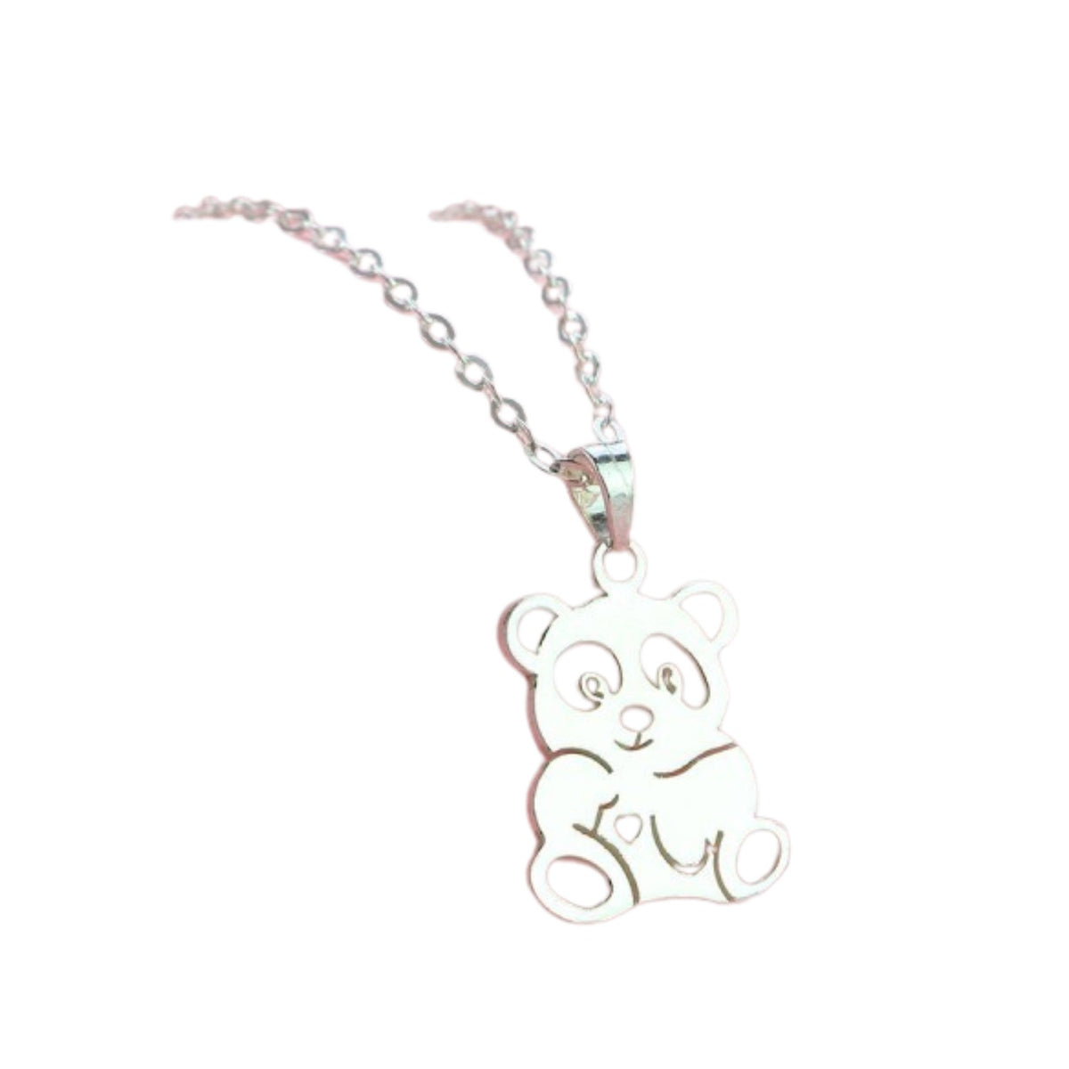 Panda Pendant Necklace Handcrafted 925 Sterling Silver
