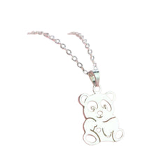 Panda Pendant Necklace Handcrafted 925 Sterling Silver