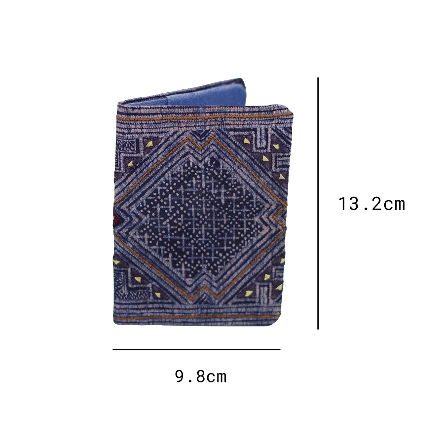 Hand-Woven Brocade Passport Holder