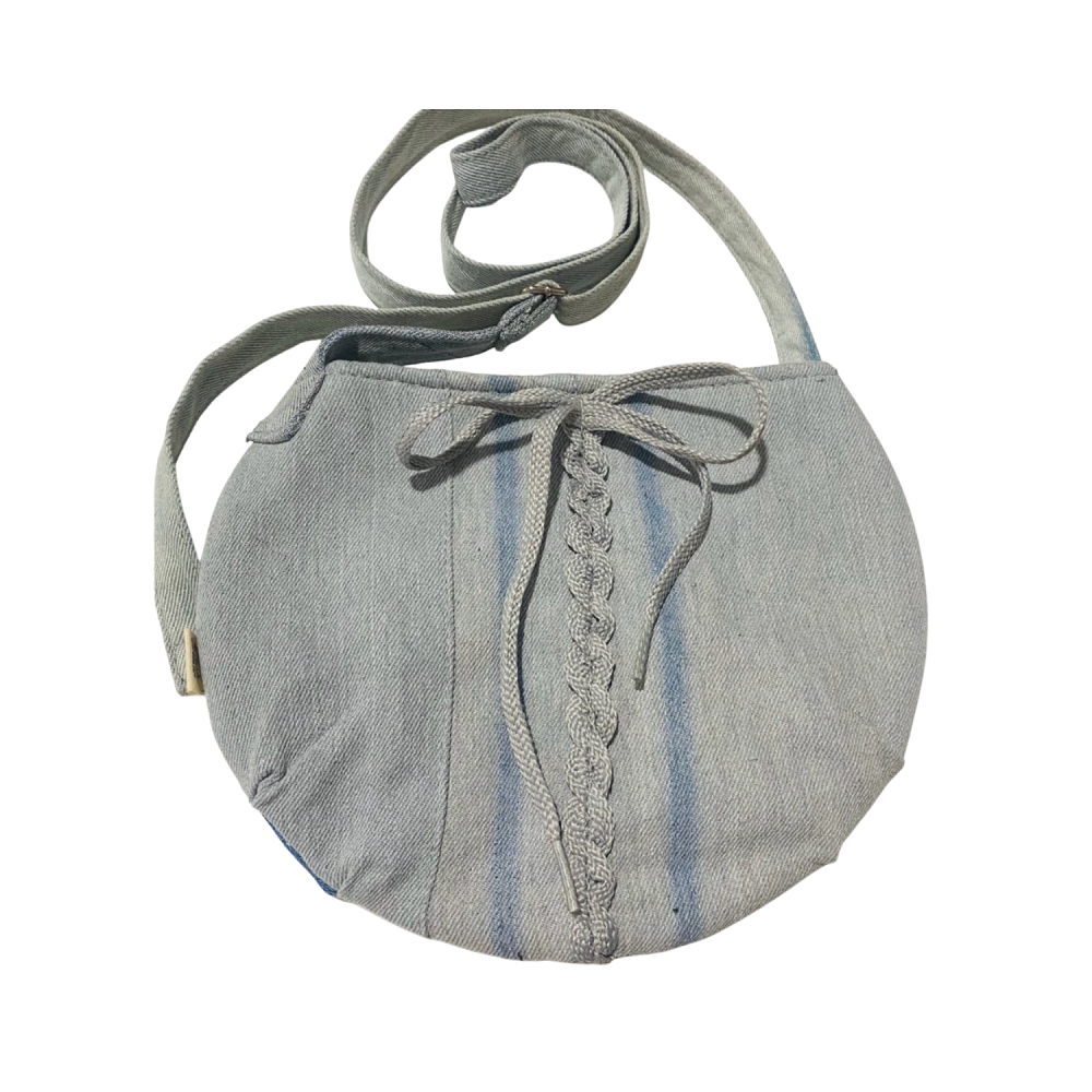 Handmade Upcycled Denim Phone Crossbody Bag