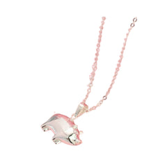 Pig-Shaped Necklace Handcrafted 925 Sterling Silver