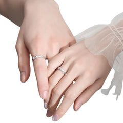Plain Couple Rings Handcrafted 925 Sterling Silver