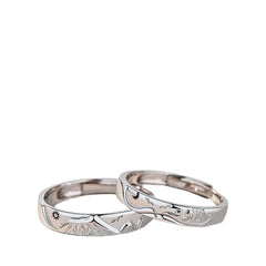 Plain Couple Rings Handcrafted 925 Sterling Silver