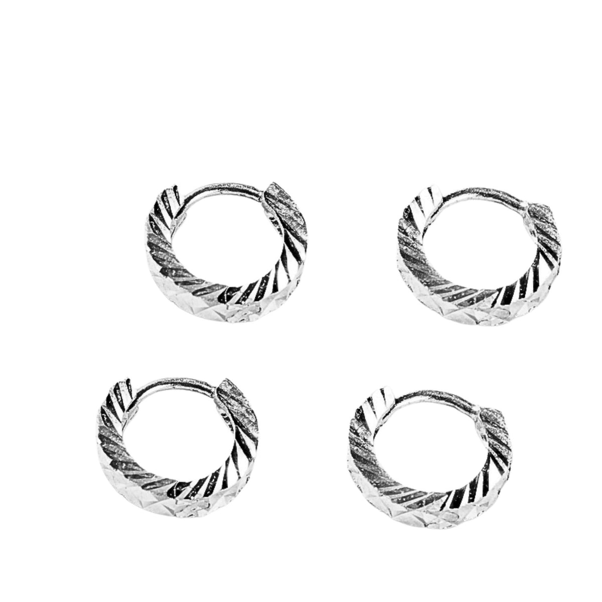 Plain Earrings For Women Handcrafted 925 Sterling Silver