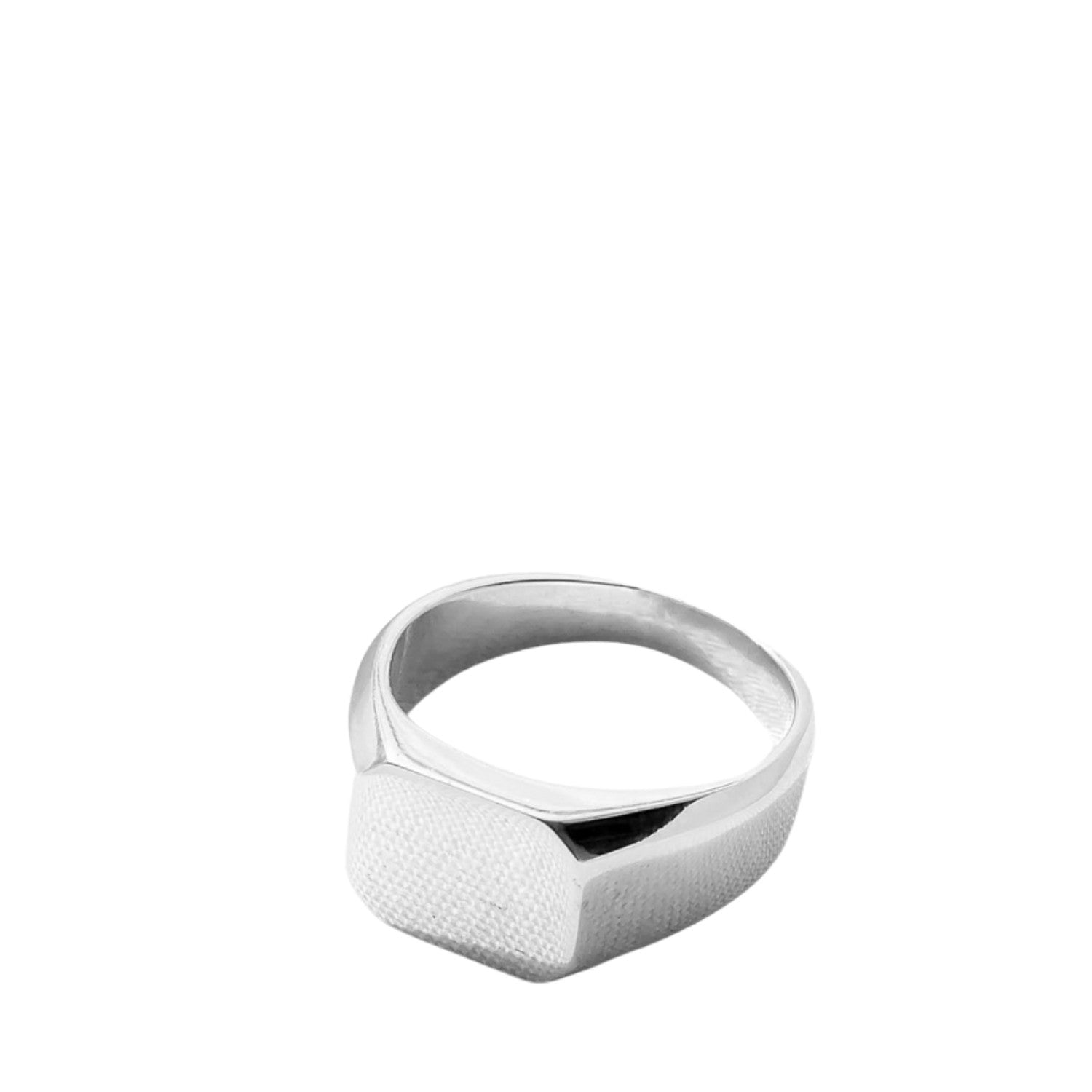 Plain Men's Ring Handcrafted 925 Sterling Silver