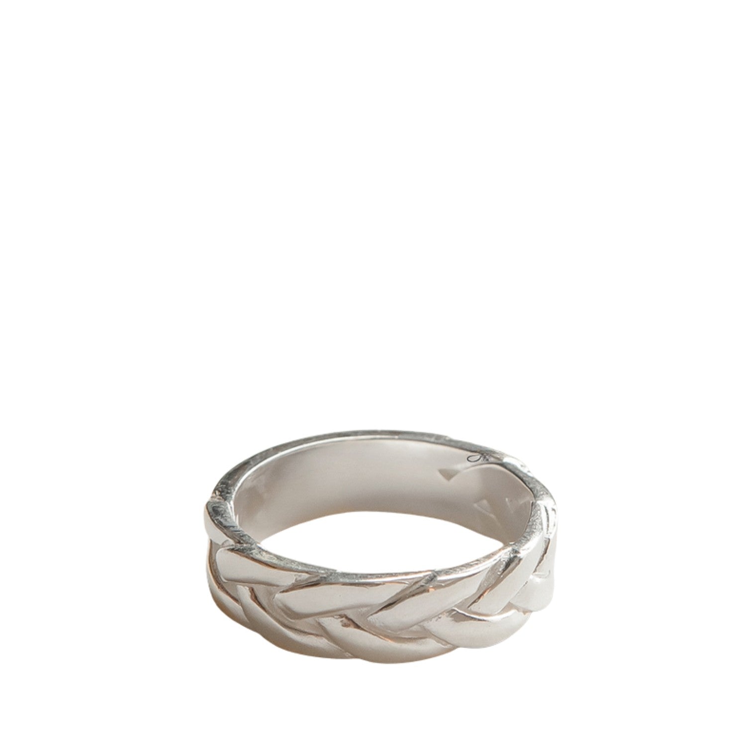 Plain Men's Ring Handcrafted 925 Sterling Silver