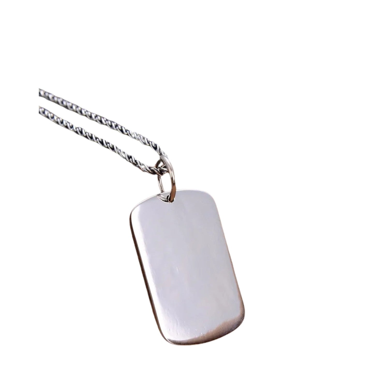 Plain Pendant For Men And Women Handcrafted 990 Fine Silver
