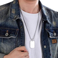 Plain Pendant For Men And Women Handcrafted 990 Fine Silver