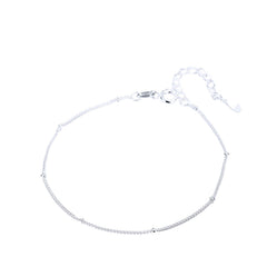 Plain Women's Bracelet Handcrafted 925 Sterling Silver