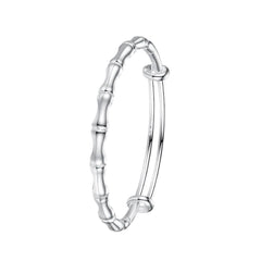 Plain Women's Bracelet Handcrafted 999 Fine Silver
