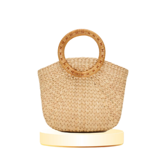 Plain Water Hyacinth Handbag