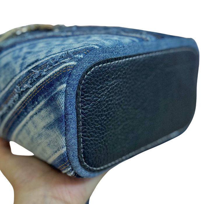 Handmade Upcycled Denim Rosa Bag