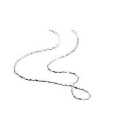 Rain Rope Necklace Handcrafted 925 Sterling Silver