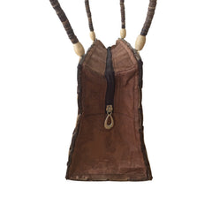 Rectangular Coconut Shell Handbag