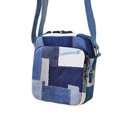 Handmade Upcycled Denim Rectangular Box Bag